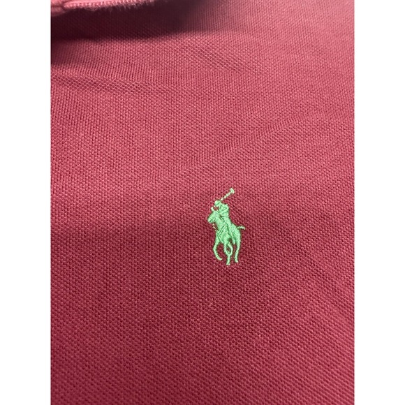Polo Ralph Lauren Polo Shirt Mens Large Classic Fit Green Pony Casual - Picture 3 of 8